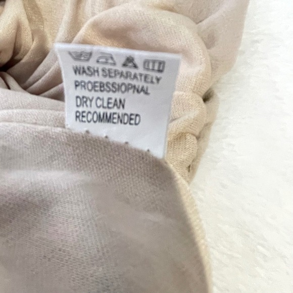 Runway Paris Dress Sleeveless Ruffle Floral Detail Mini Nude M Retro‎ Y2K Boho - Picture 11 of 12